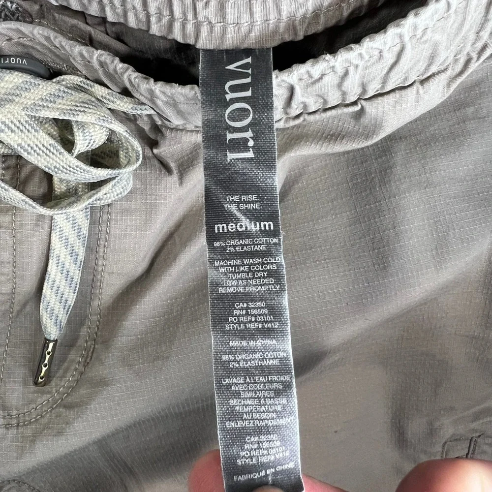 Vuori Ripstop Climber Pant Men Medium Khaki Tan V412 Outdoor Hiking Stretch